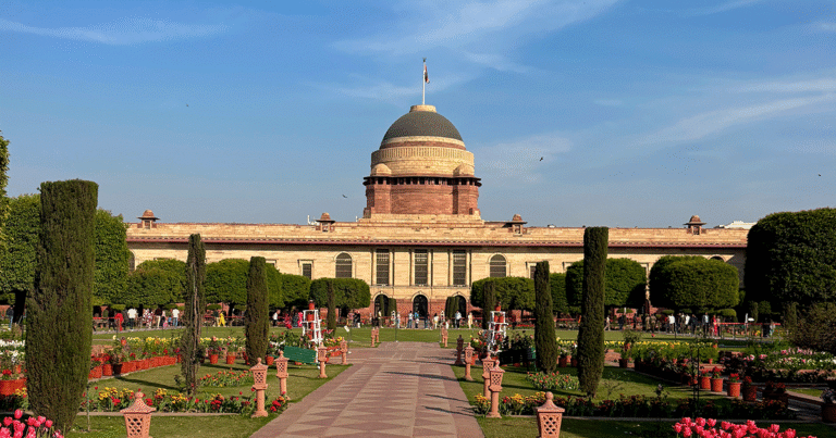 Amrit Udyan at Rashtrapati Bhavan in Delhi